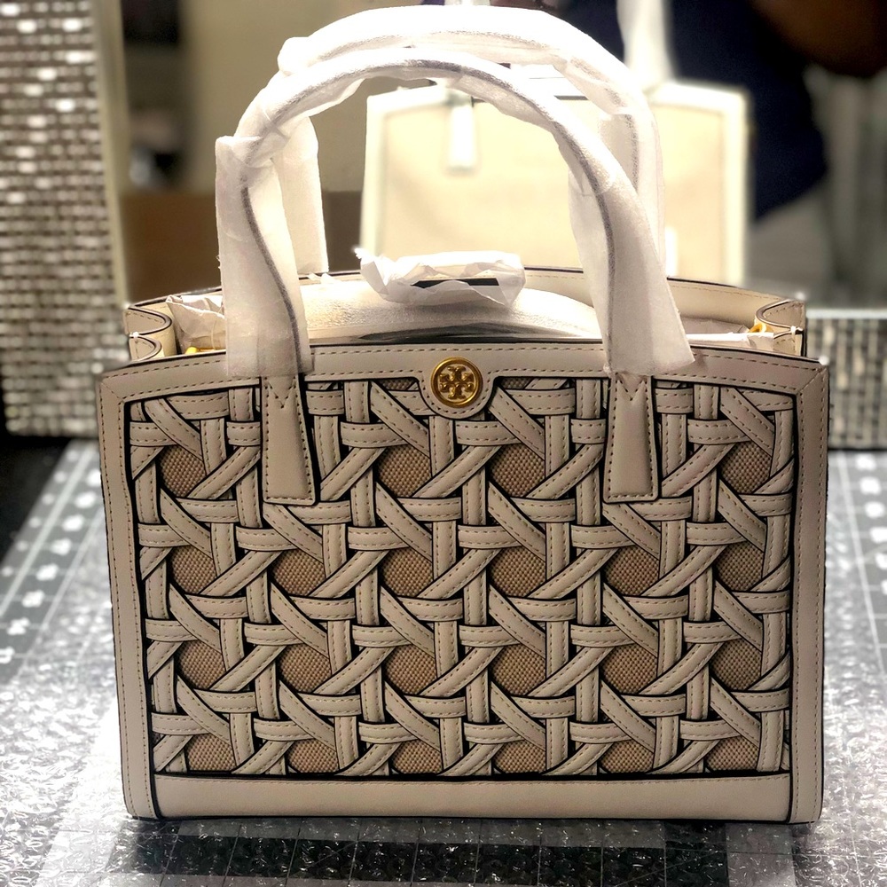 Tory Burch Small Basketweave Satchel